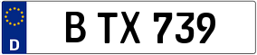 Truck License Plate